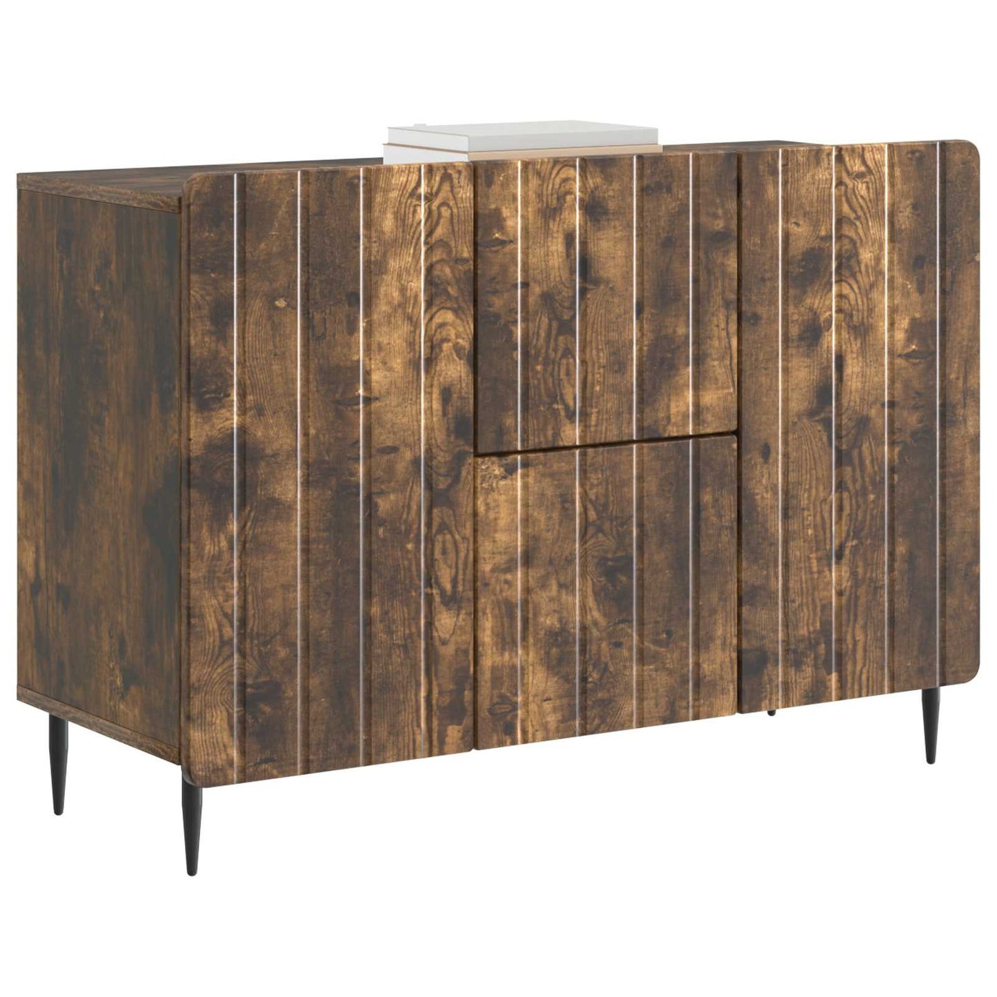 Sideboard Geräucherte Eiche 89 x 34,5 x 62 cm Holzwerkstoff