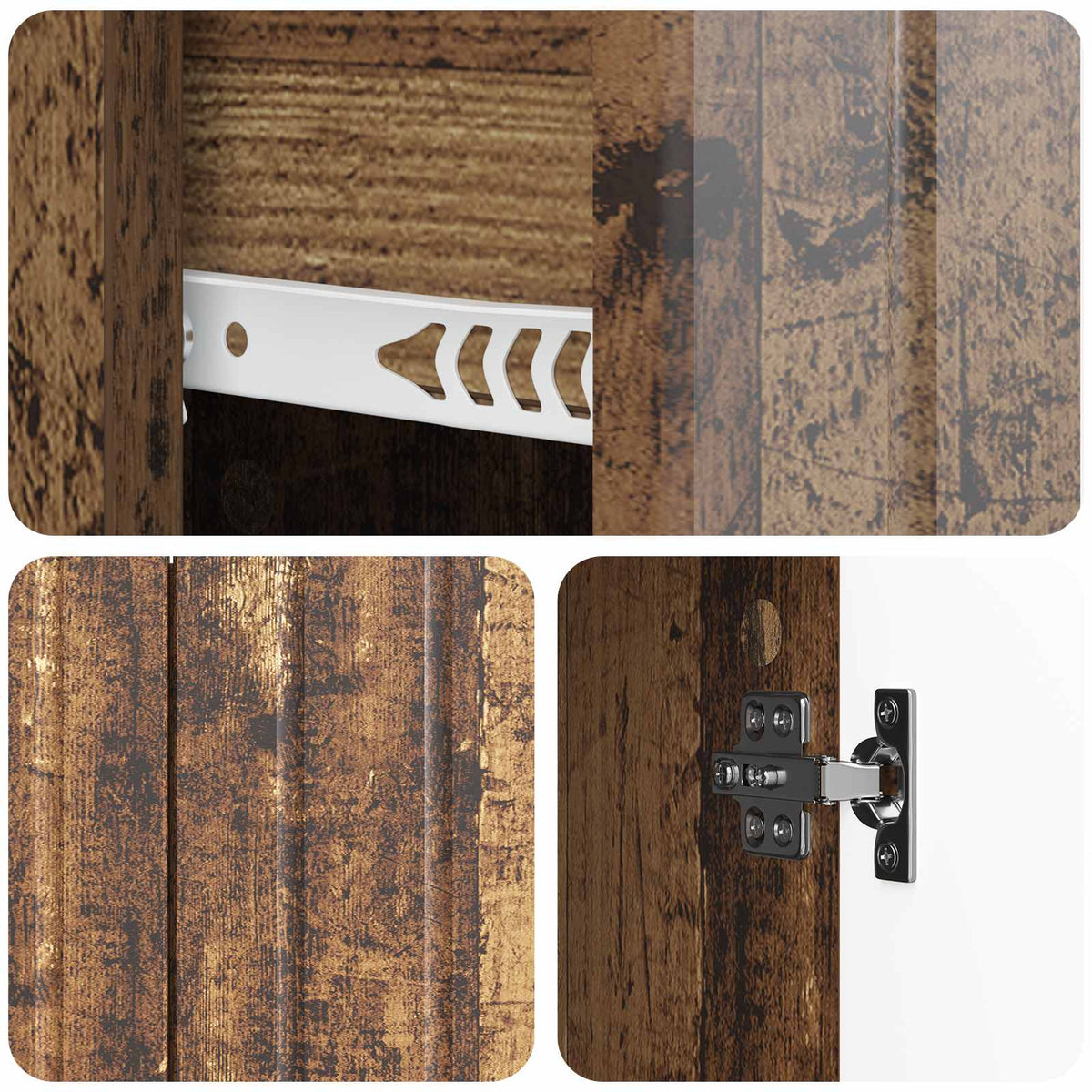Sideboard Altholz 89 x 34,5 x 62 cm Holzwerkstoff