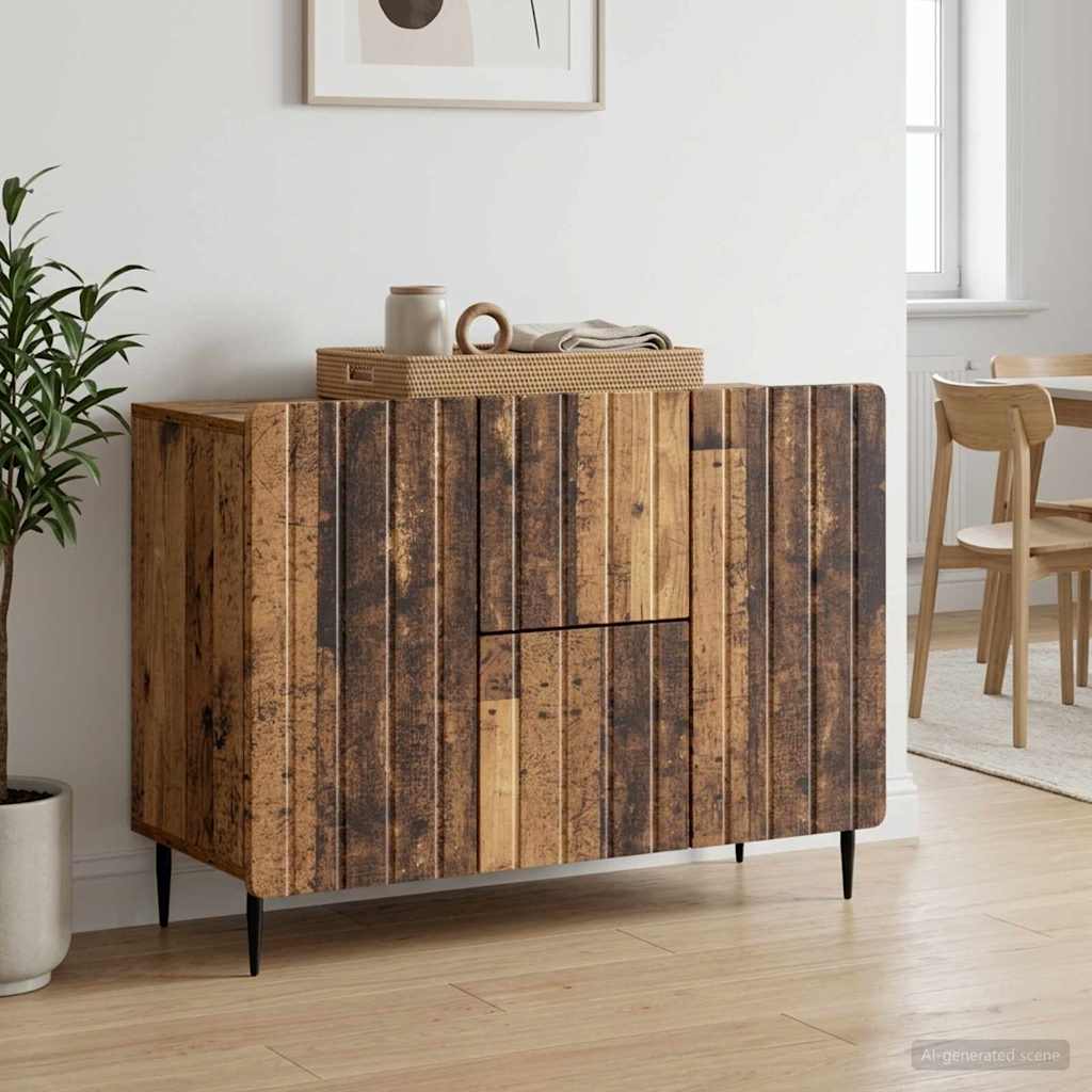 Sideboard Altholz 89 x 34,5 x 62 cm Holzwerkstoff