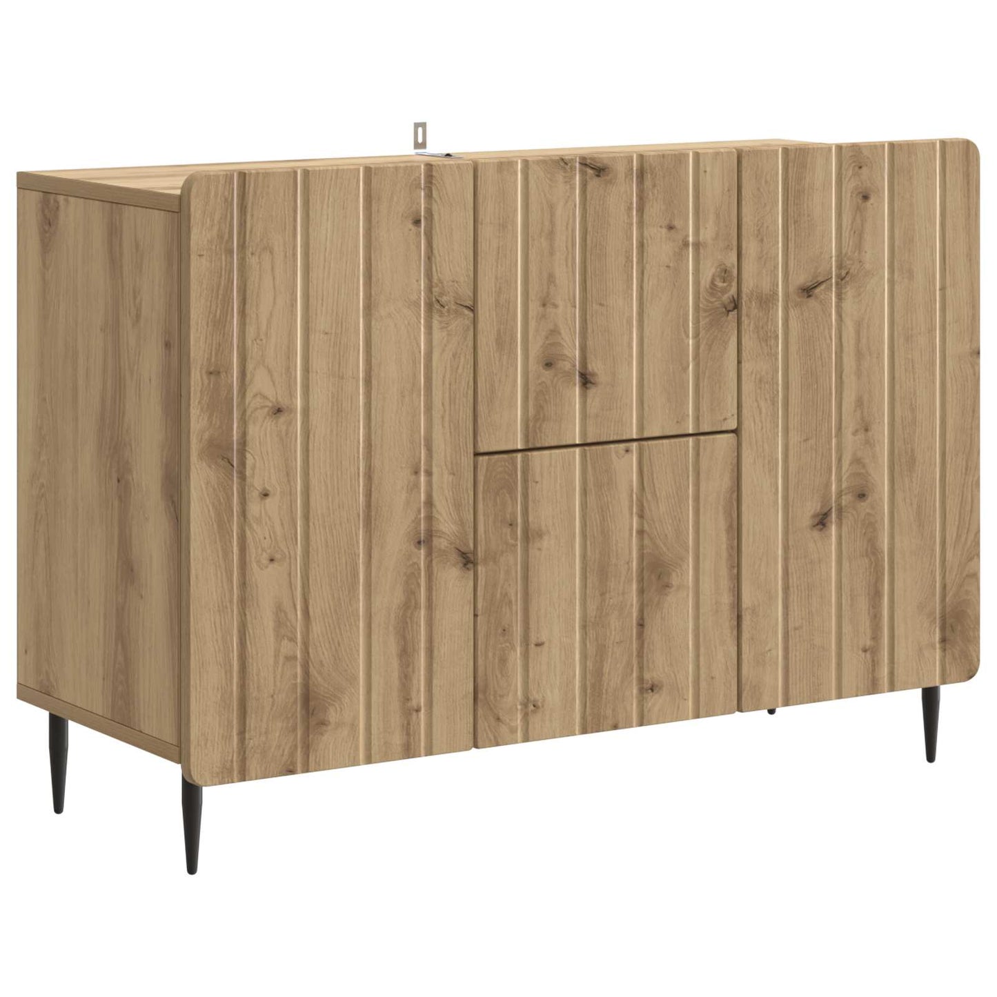 Sideboard Artisan-Eiche 89 x 34,5 x 62 cm Holzwerkstoff