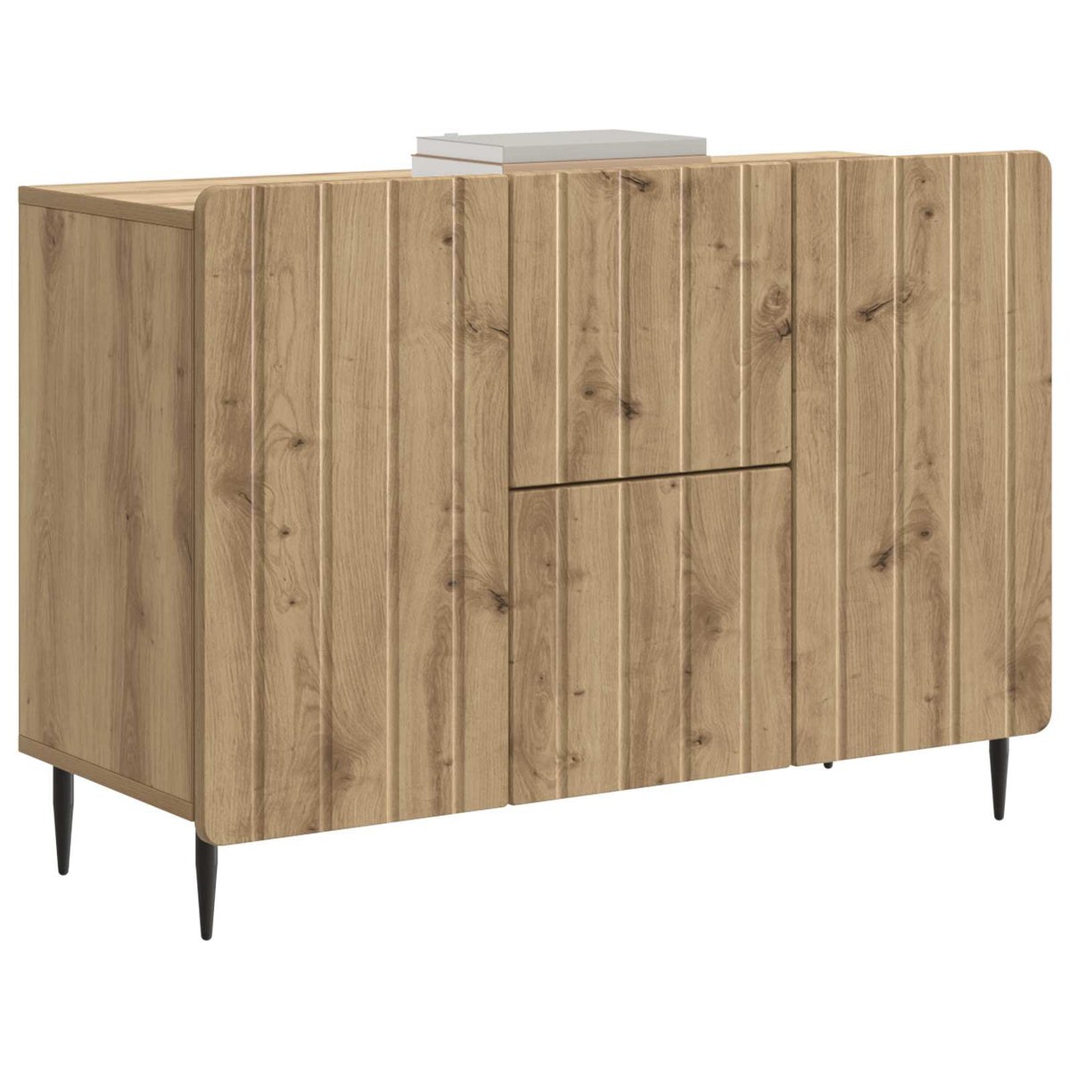 Sideboard Artisan-Eiche 89 x 34,5 x 62 cm Holzwerkstoff