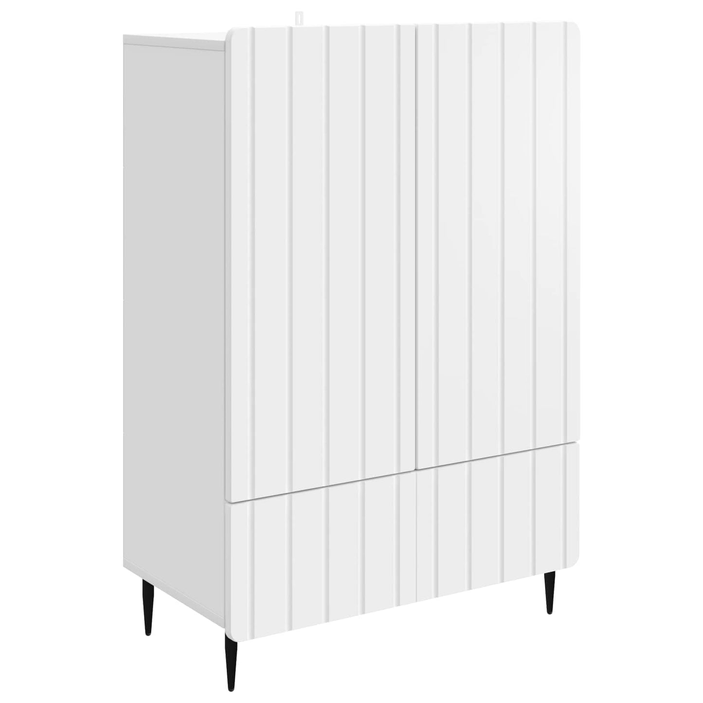 Sideboard Weiß 66 x 34,5 x 97 cm Holzwerkstoff