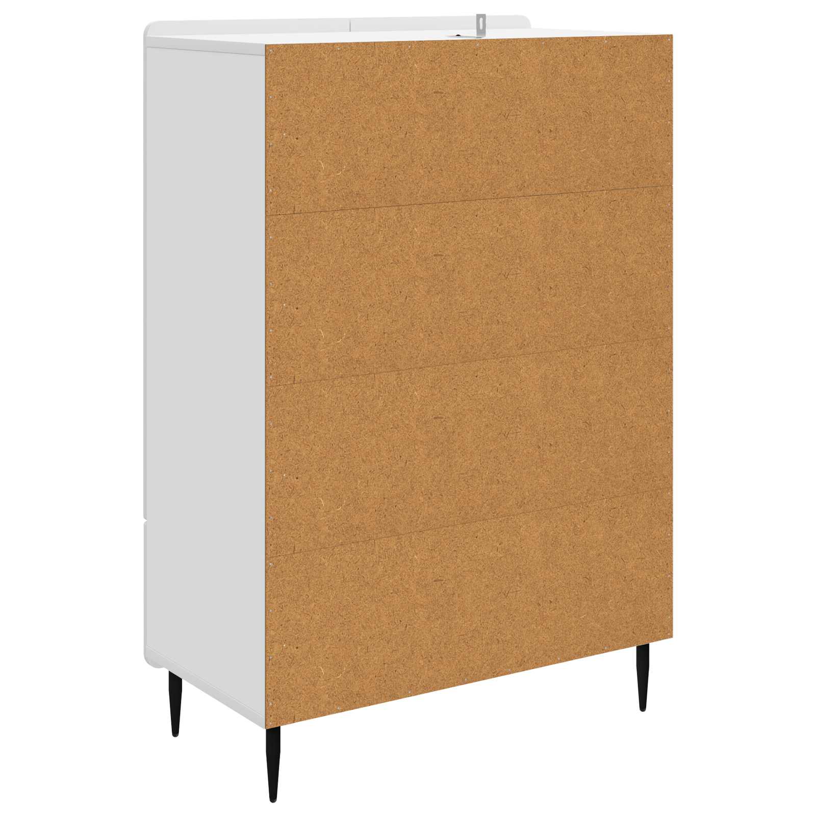 Sideboard Weiß 66 x 34,5 x 97 cm Holzwerkstoff