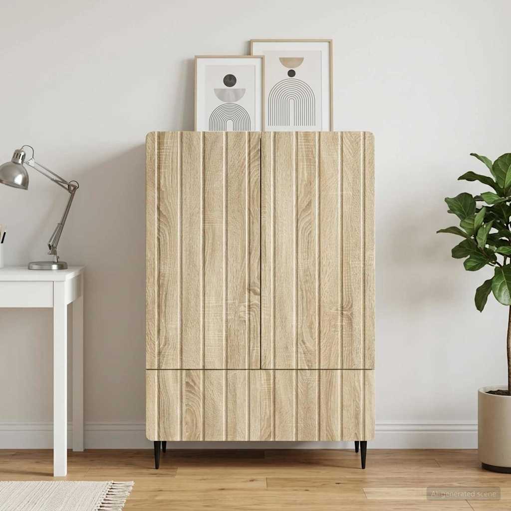 Sideboard Sonoma-Eiche 66 x 34,5 x 97 cm Holzwerkstoff
