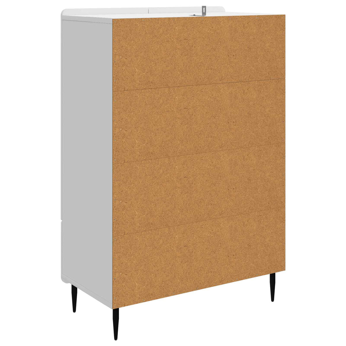 Sideboard Hochglanz Weiß 66 x 34,5 x 97 cm Holzwerkstoff
