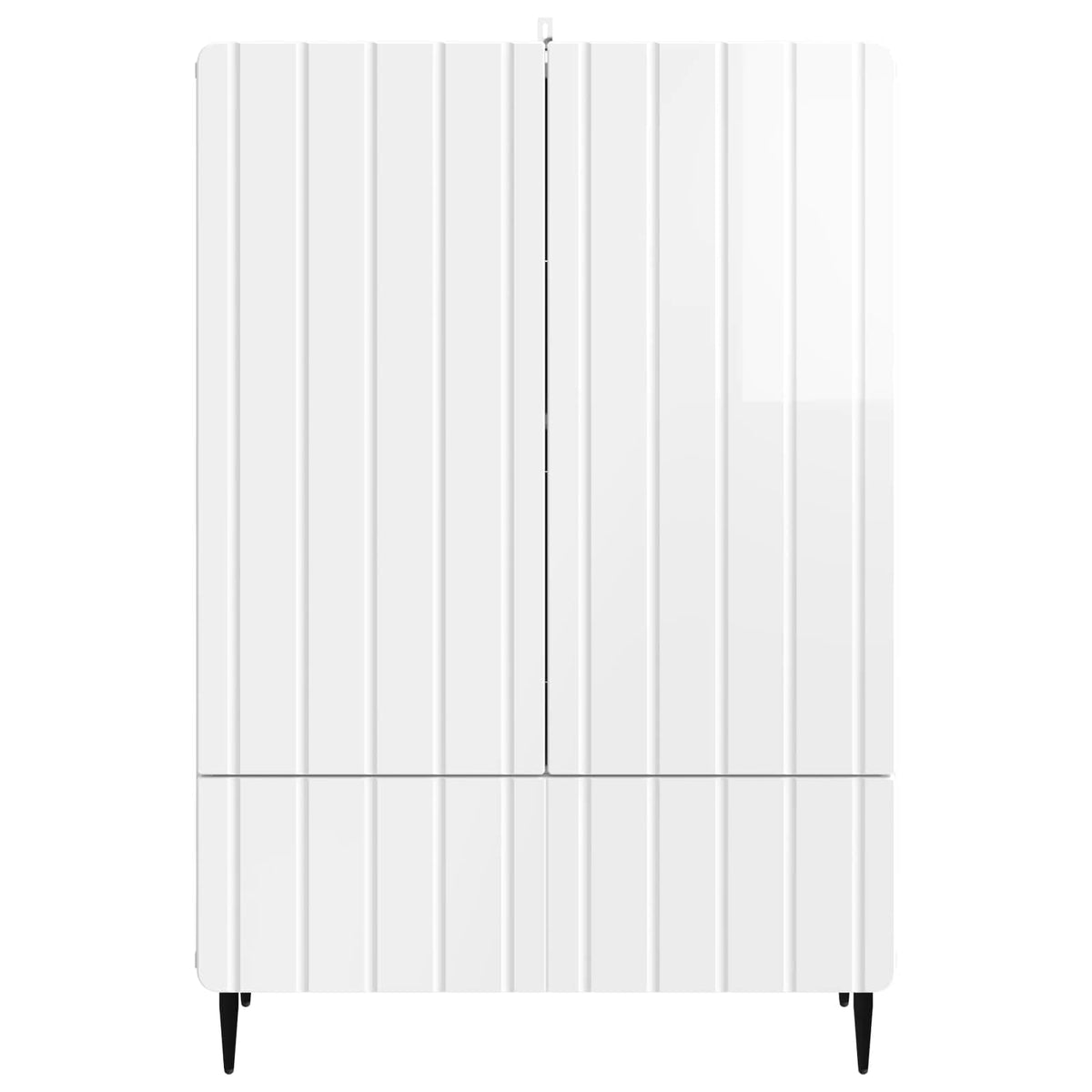 Sideboard Hochglanz Weiß 66 x 34,5 x 97 cm Holzwerkstoff