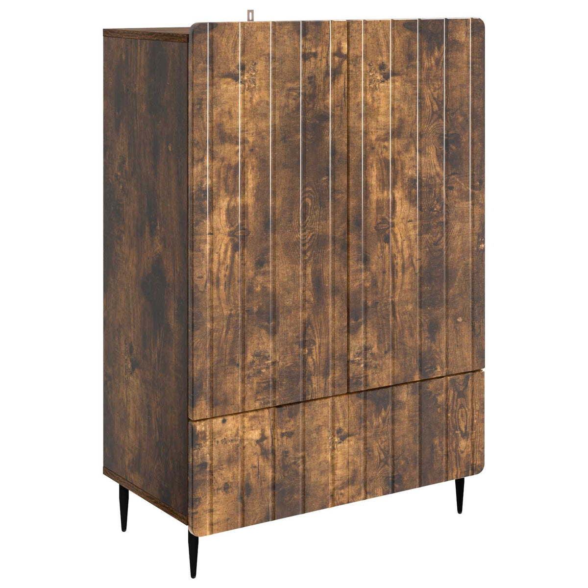 Sideboard Räuchereiche 66 x 34,5 x 97 cm Holzwerkstoff