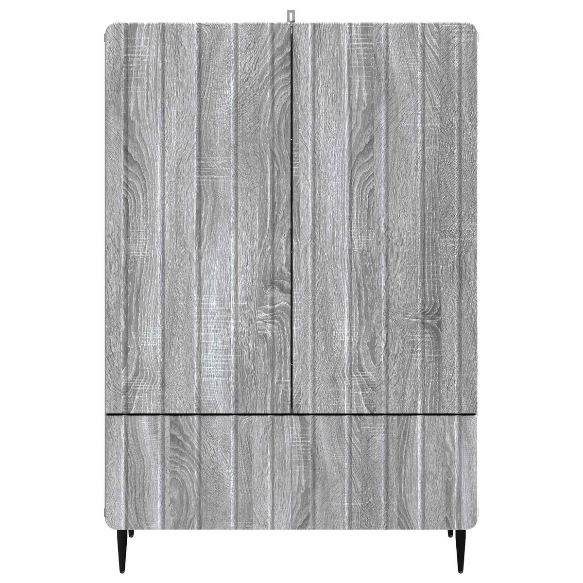 Sideboard Sonoma-Grau 66 x 34,5 x 97 cm Holzwerkstoff