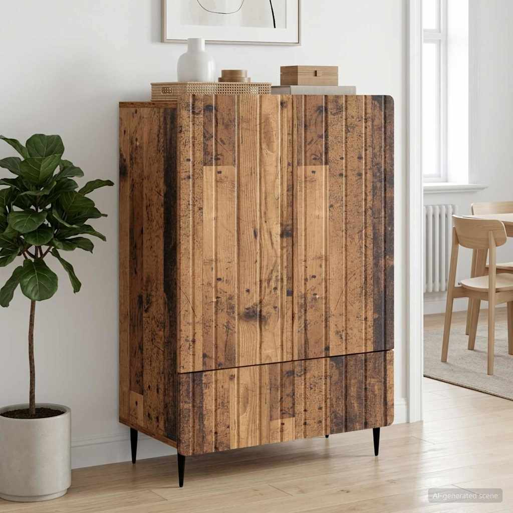 Sideboard Altholz 66 x 34,5 x 97 cm Holzwerkstoff