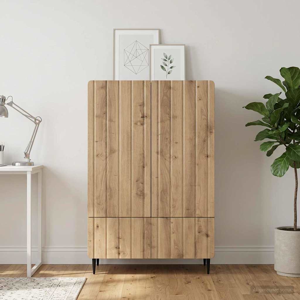 Sideboard Artisan-Eiche 66 x 34,5 x 97 cm Holzwerkstoff