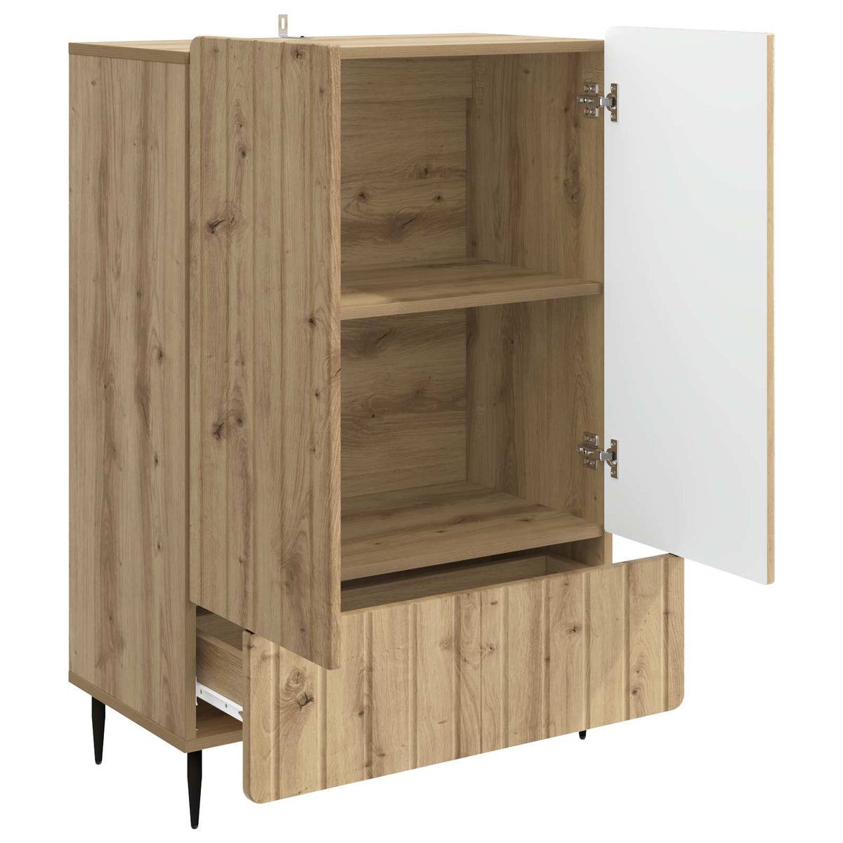 Sideboard Artisan-Eiche 66 x 34,5 x 97 cm Holzwerkstoff