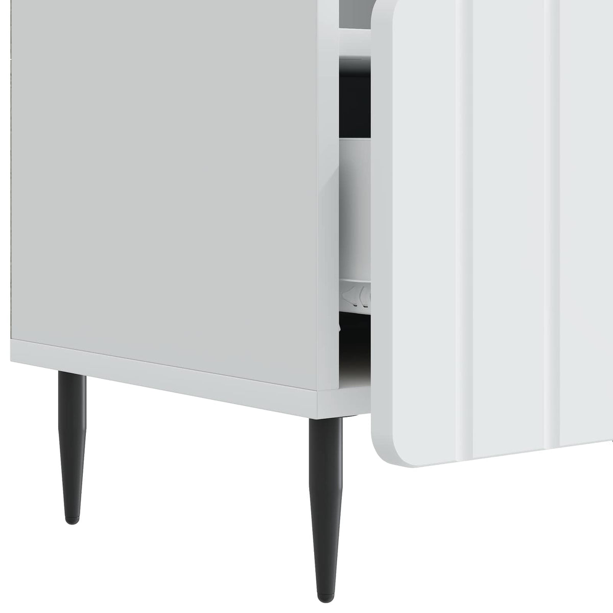 TV-Schränk mit Schubladen Weiß 102 x 34,5 x 50 cm Holzwerkstoff
