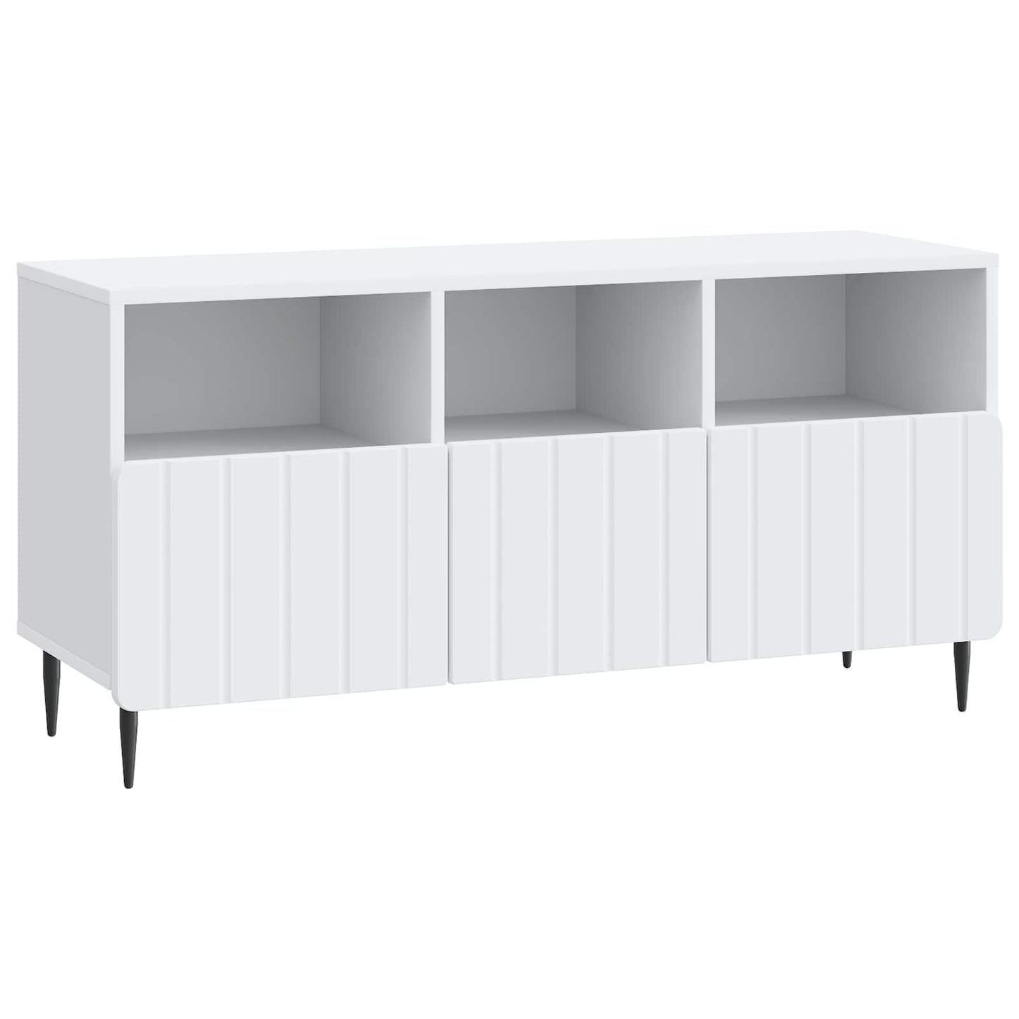 TV-Schränk mit Schubladen Weiß 102 x 34,5 x 50 cm Holzwerkstoff