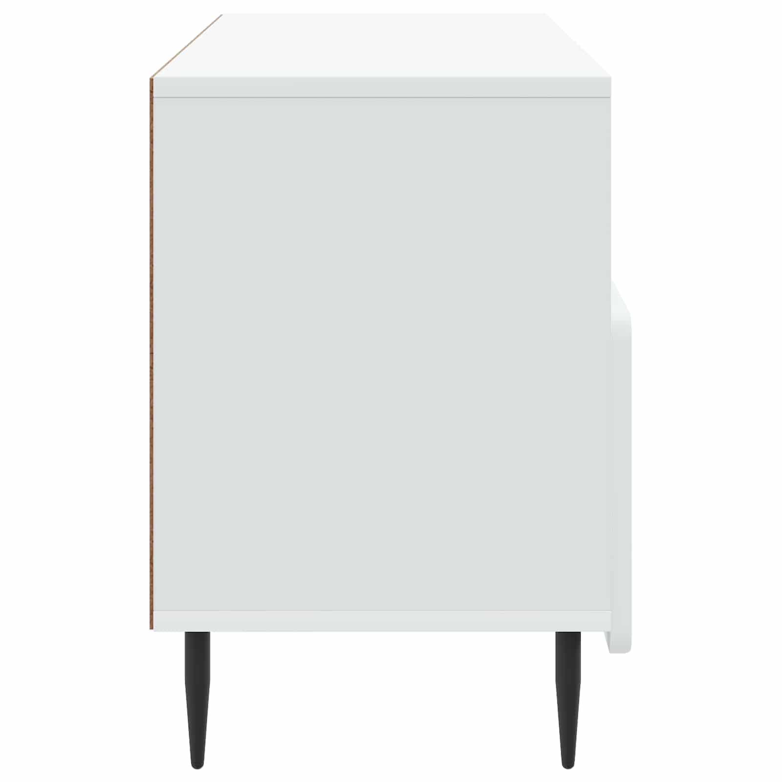 TV-Schränk mit Schubladen Weiß 102 x 34,5 x 50 cm Holzwerkstoff