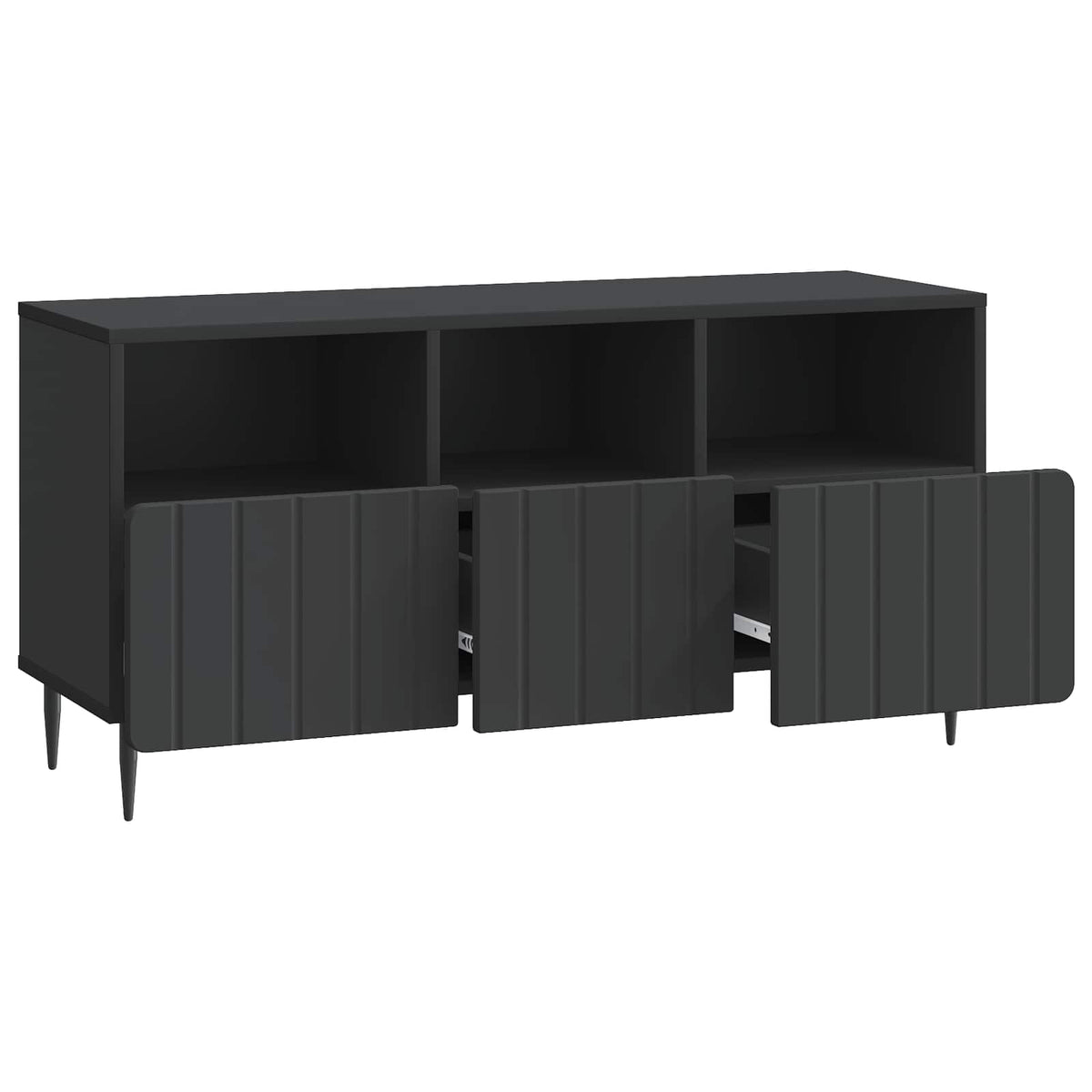 TV-Schränk Schwarz 102 x 34,5 x 50 cm Holzwerkstoff