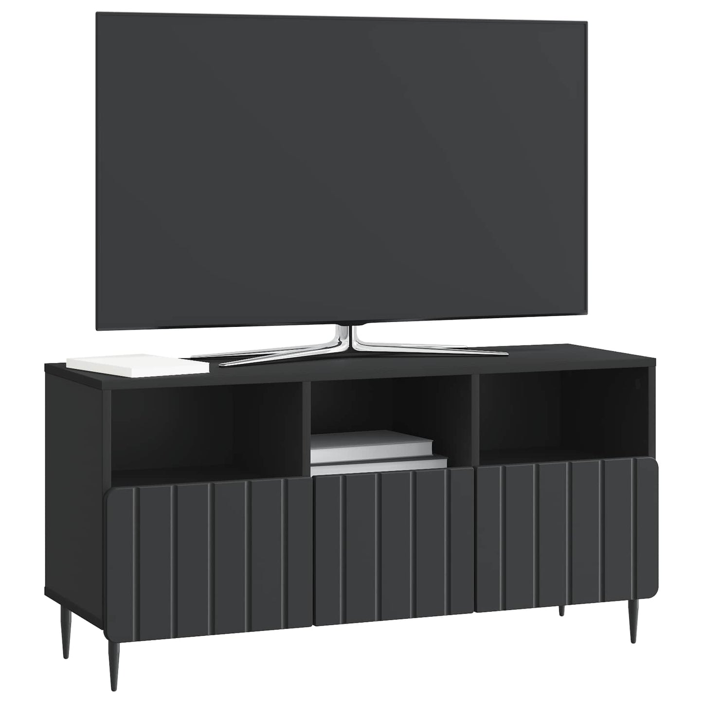 TV-Schränk Schwarz 102 x 34,5 x 50 cm Holzwerkstoff