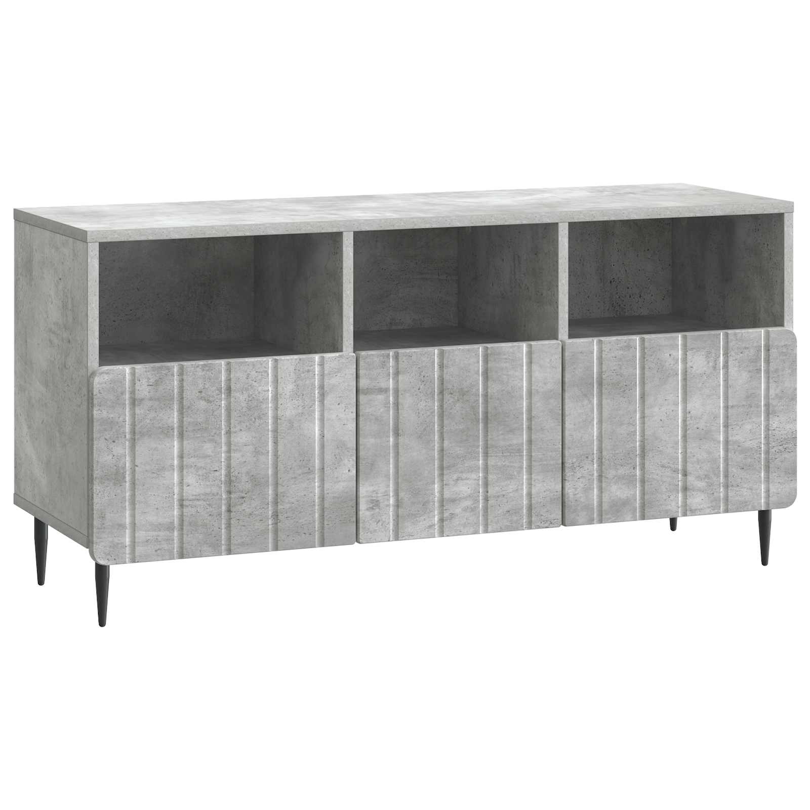 TV-Schränk Betongrau 102 x 34,5 x 50 cm Holzwerkstoff