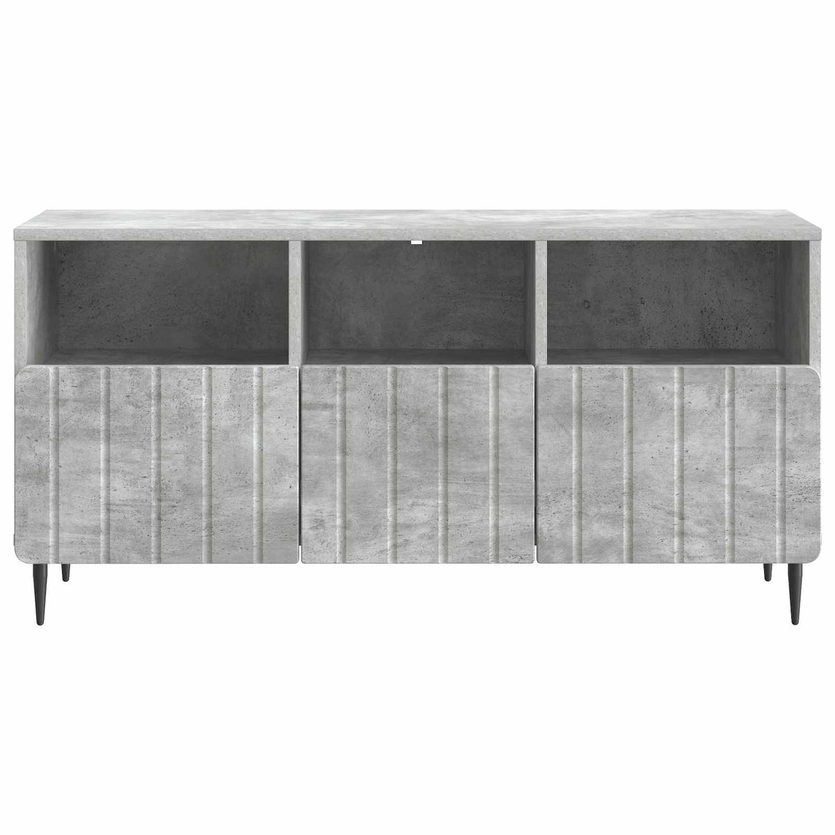 TV-Schränk Betongrau 102 x 34,5 x 50 cm Holzwerkstoff