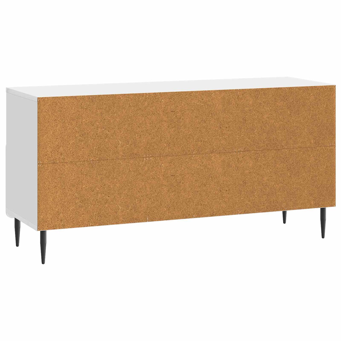 TV-Schränk Hochglanz Weiß 102 x 34,5 x 50 cm Holzwerkstoff