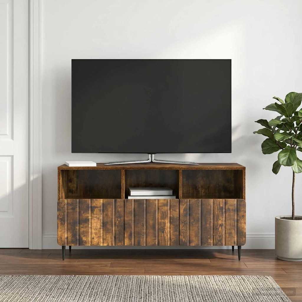 TV-Schränk Geräucherte Eiche 102 x 34,5 x 50 cm Holzwerkstoff