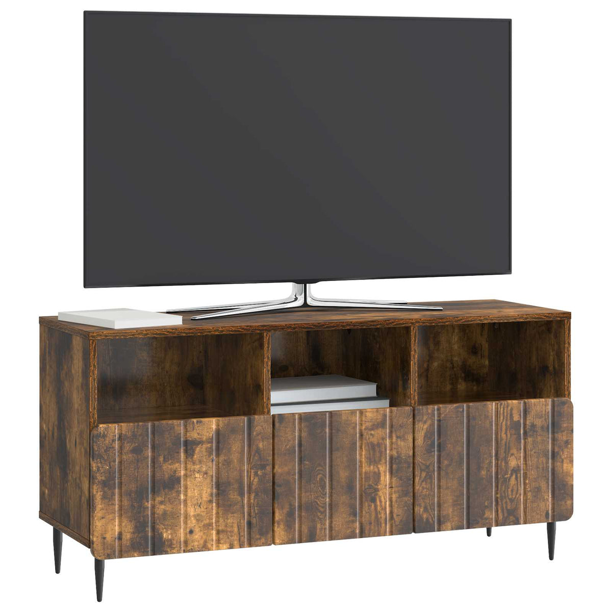 TV-Schränk Geräucherte Eiche 102 x 34,5 x 50 cm Holzwerkstoff