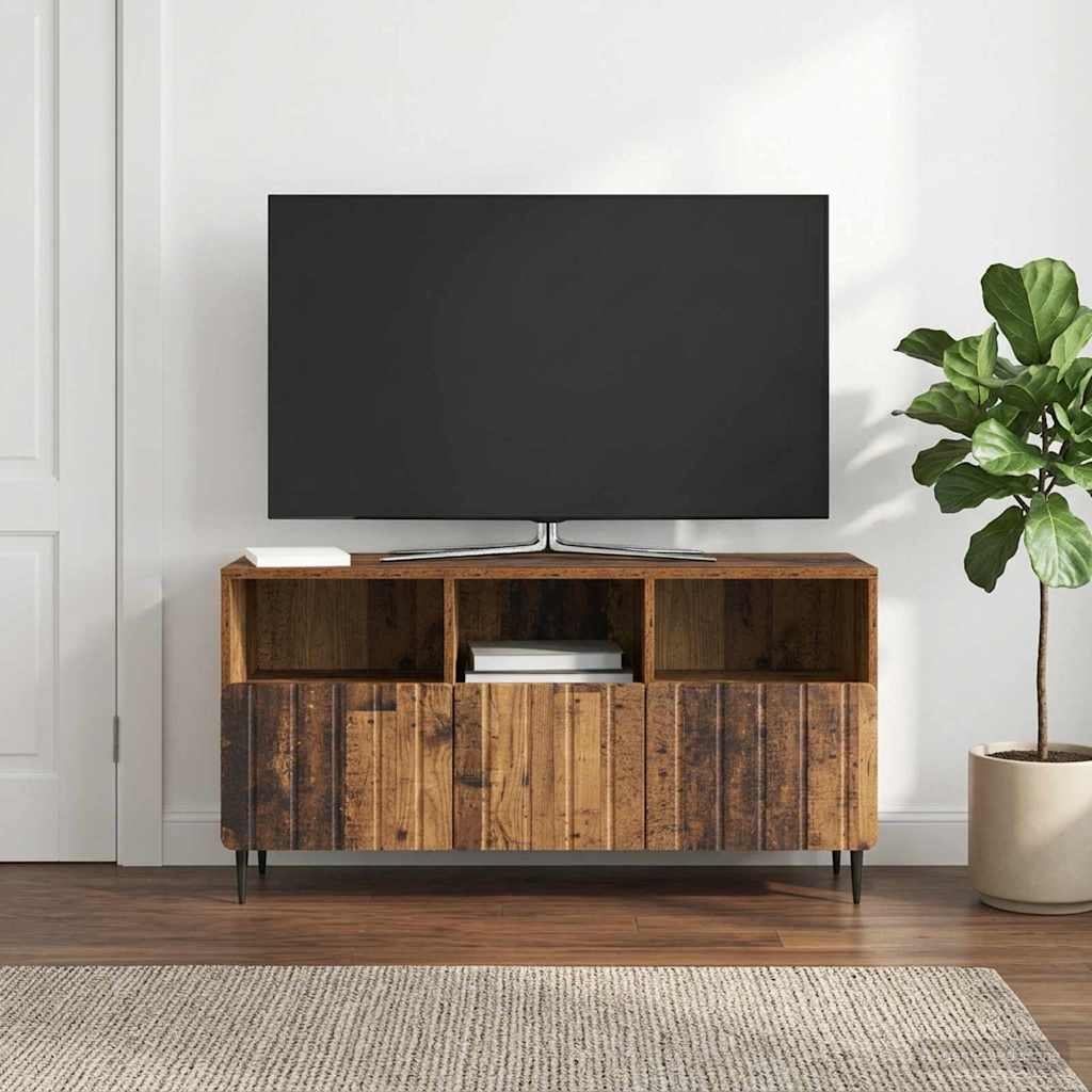 TV-Schränk Altholz 102 x 34,5 x 50 cm Holzwerkstoff