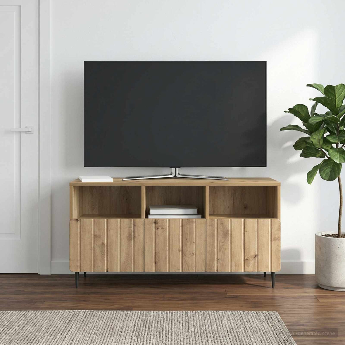 TV-Schränk 102 x 34,5 x 50 cm Artisan-Eiche Holzwerkstoff