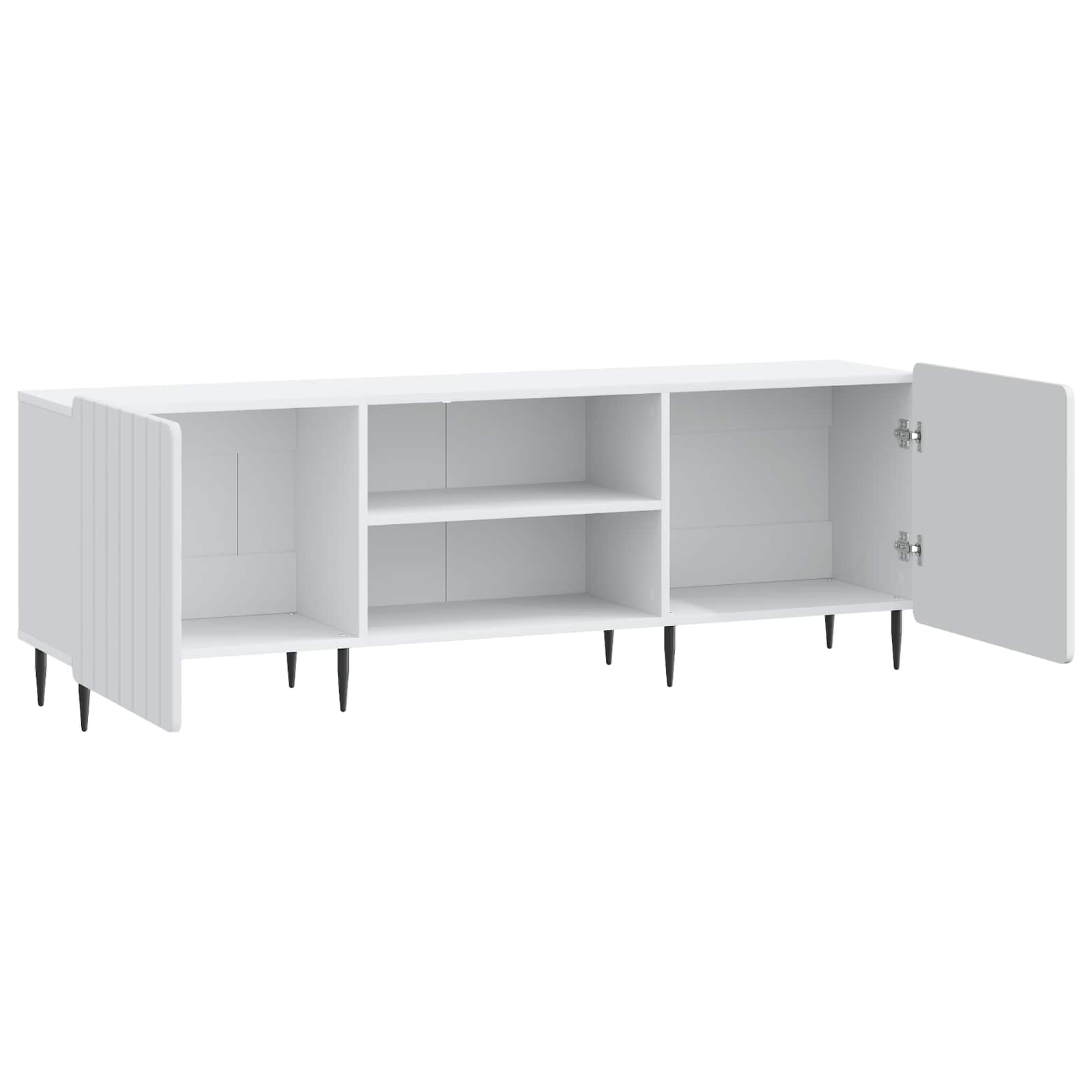 TV-Schränk Weiß 150 x 31 x 52 cm Holzwerkstoff