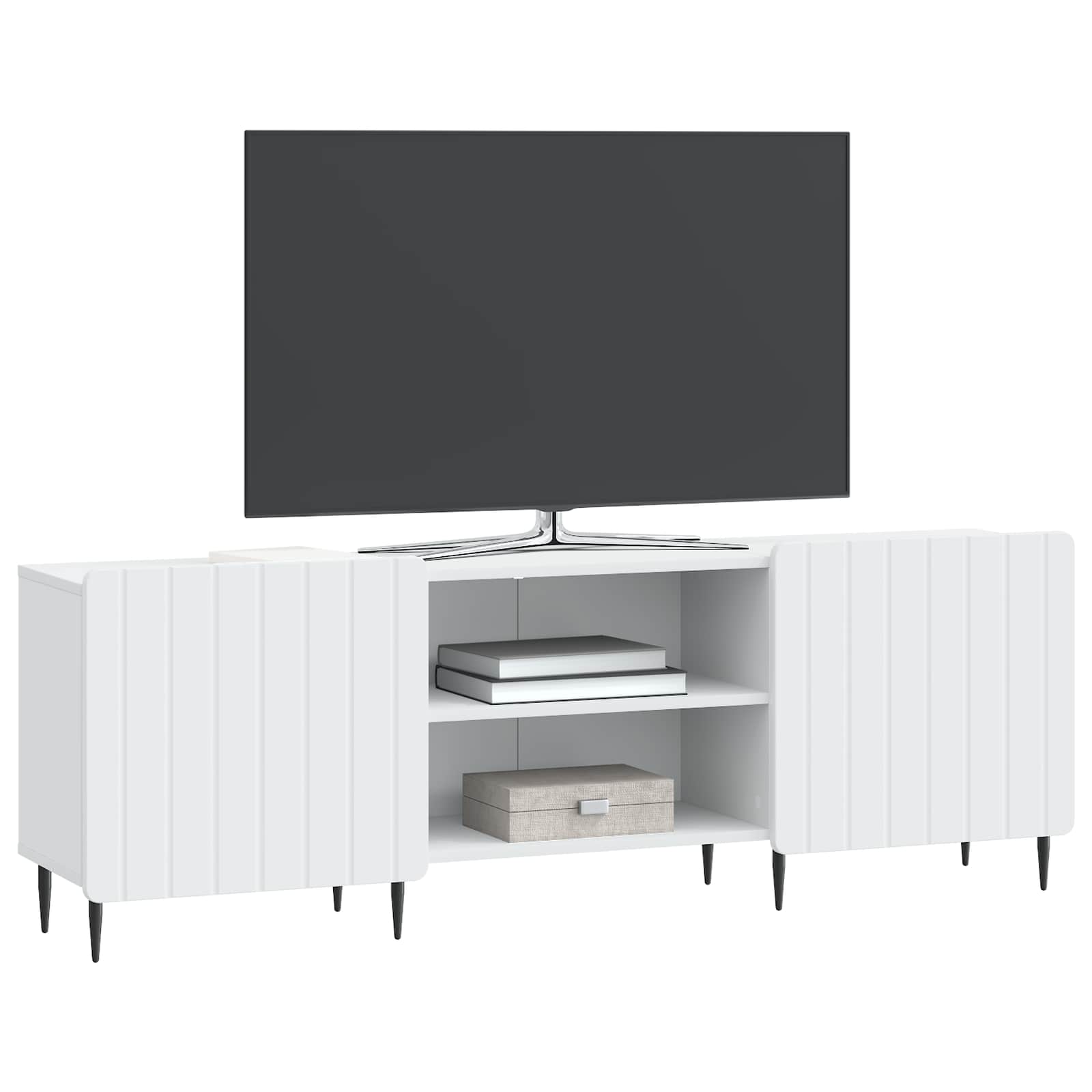 TV-Schränk Weiß 150 x 31 x 52 cm Holzwerkstoff