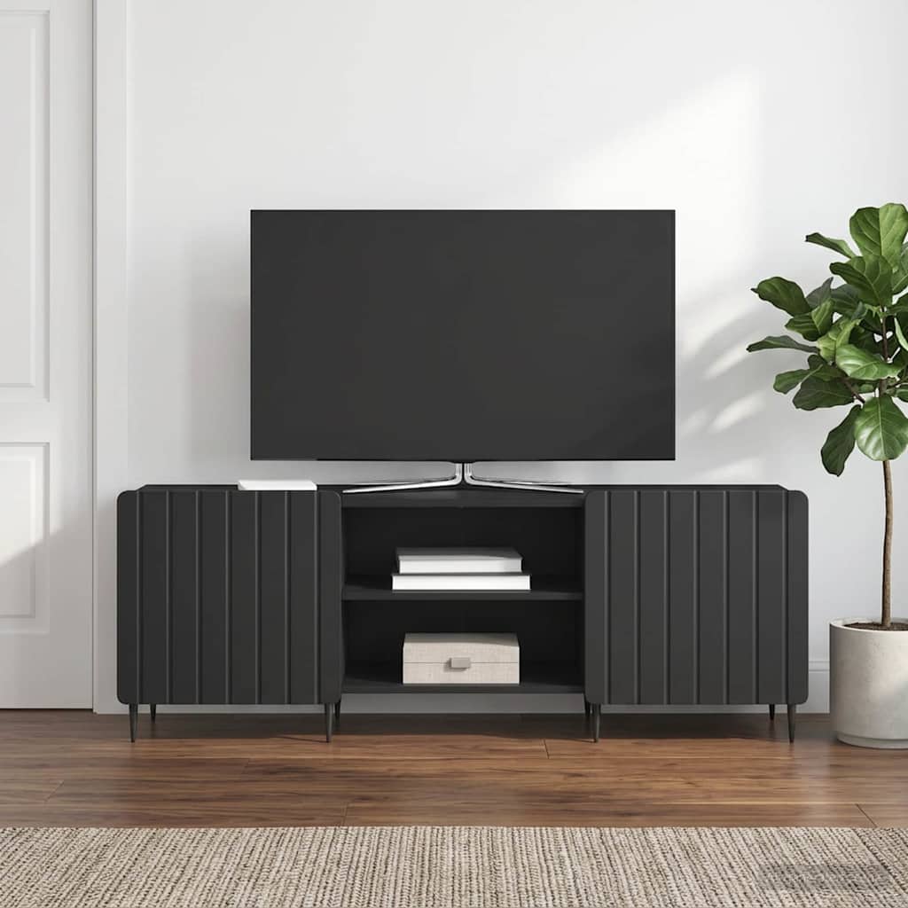 TV-Schränk Schwarz 150 x 31 x 52 cm Holzwerkstoff