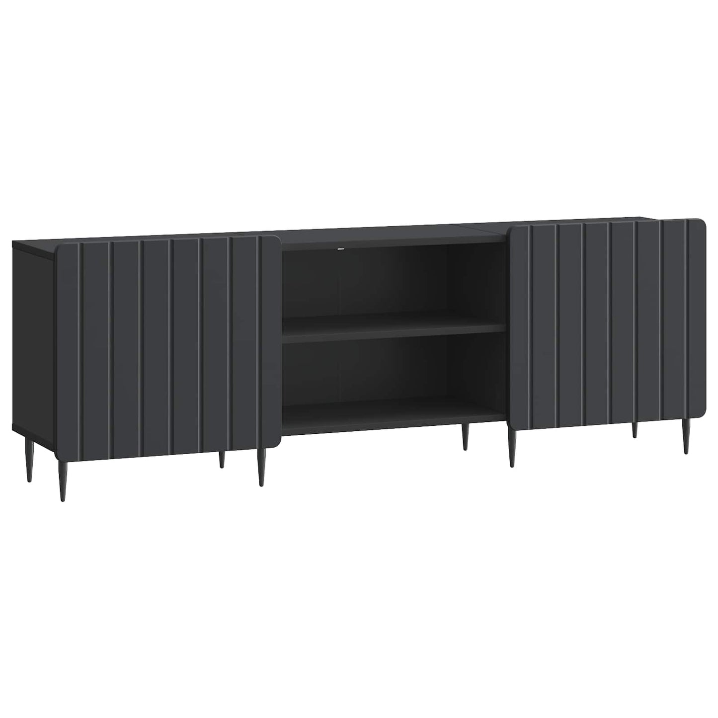 TV-Schränk Schwarz 150 x 31 x 52 cm Holzwerkstoff