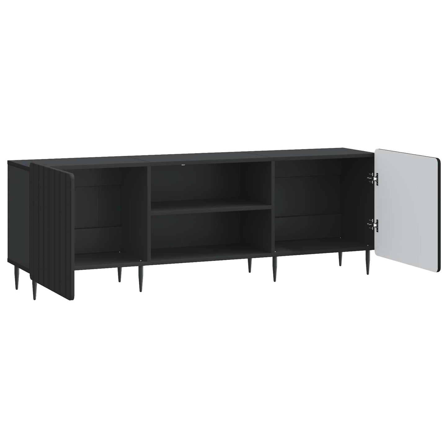 TV-Schränk Schwarz 150 x 31 x 52 cm Holzwerkstoff