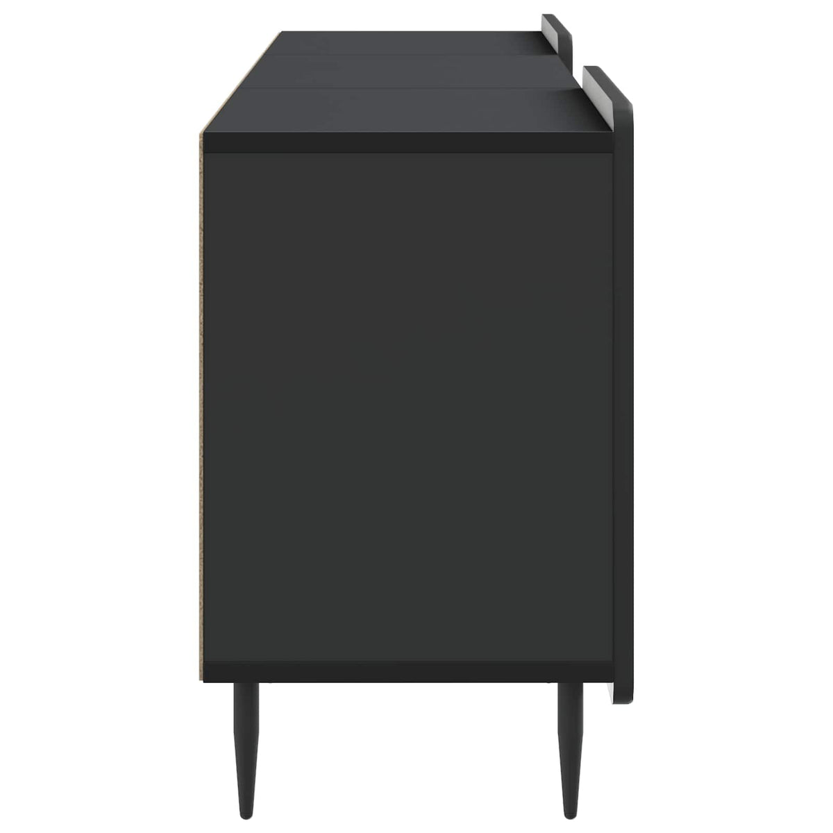 TV-Schränk Schwarz 150 x 31 x 52 cm Holzwerkstoff