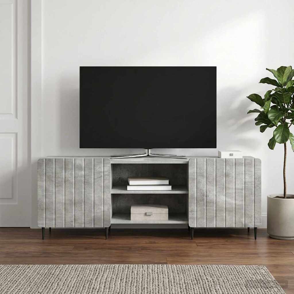 TV-Schränk Betongrau 150 x 31 x 52 cm Holzwerkstoff