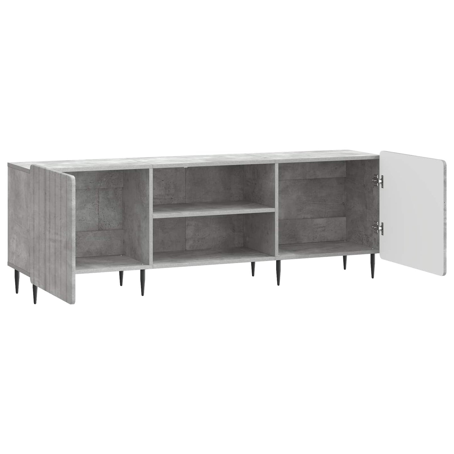 TV-Schränk Betongrau 150 x 31 x 52 cm Holzwerkstoff