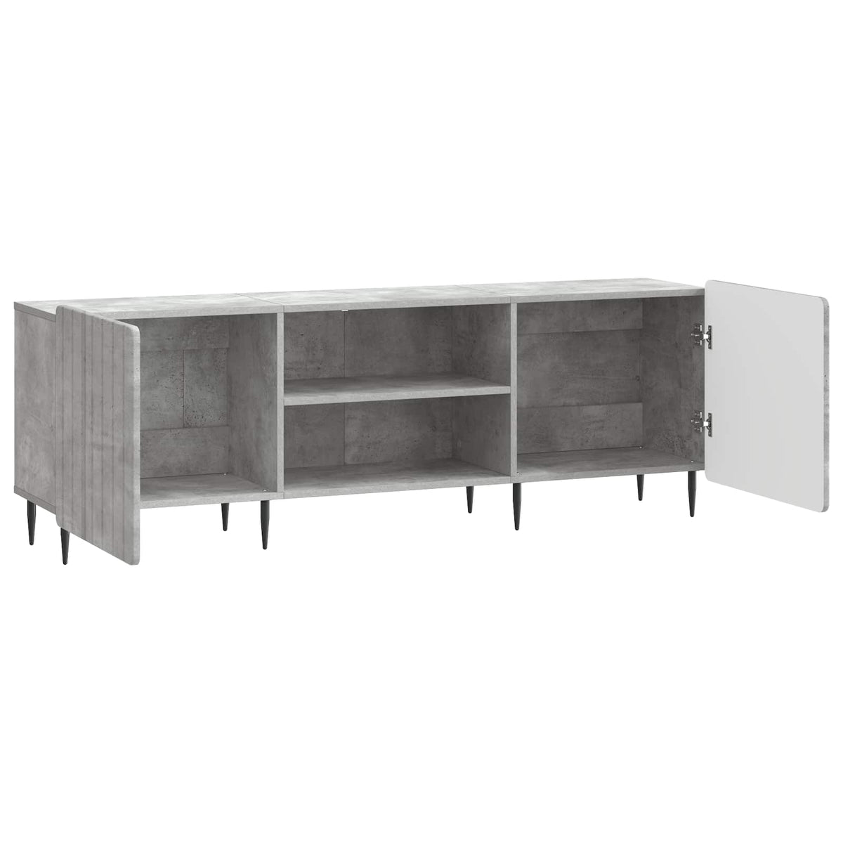 TV-Schränk Betongrau 150 x 31 x 52 cm Holzwerkstoff