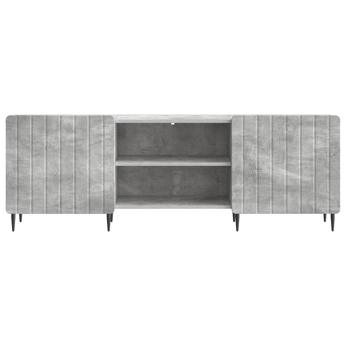 TV-Schränk Betongrau 150 x 31 x 52 cm Holzwerkstoff