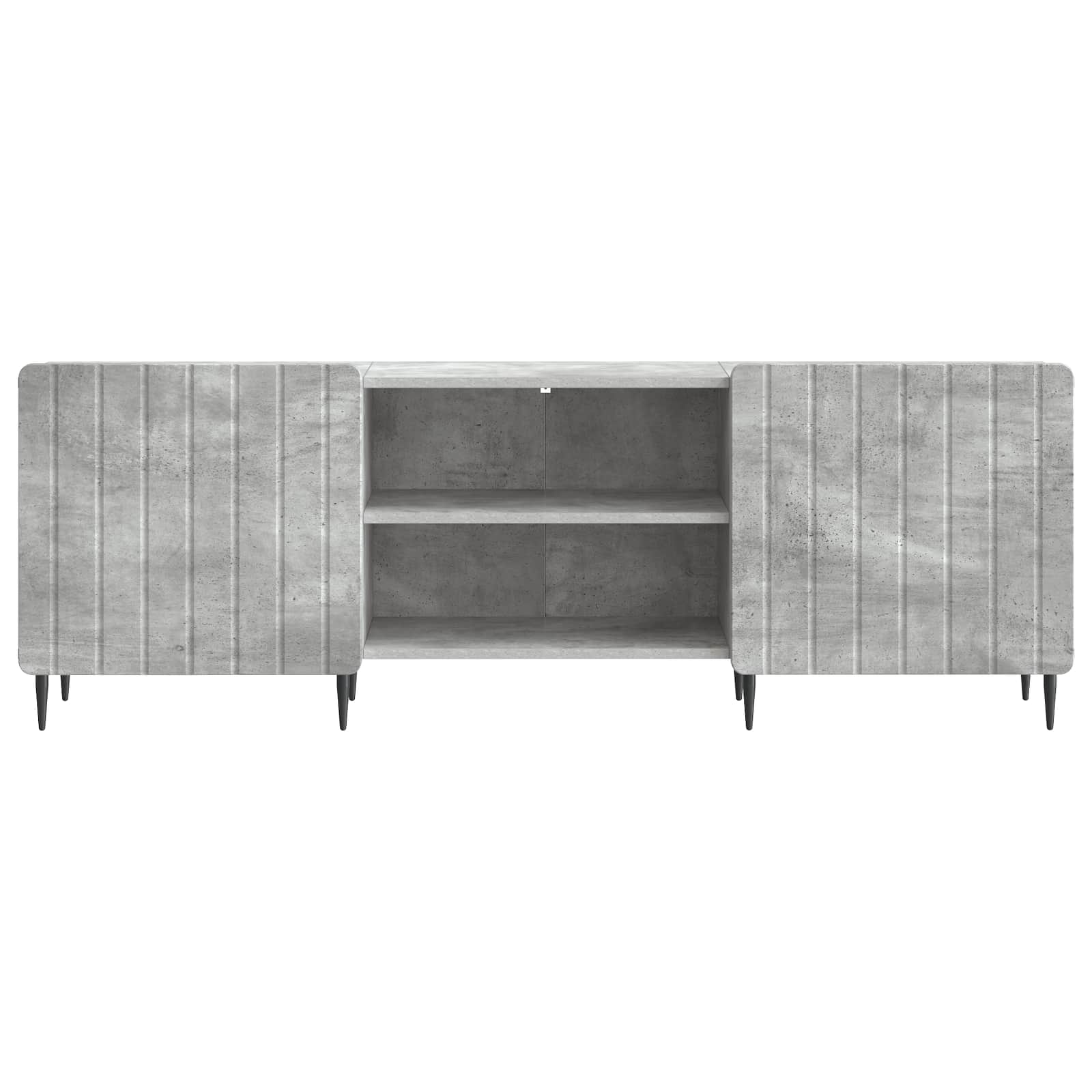 TV-Schränk Betongrau 150 x 31 x 52 cm Holzwerkstoff