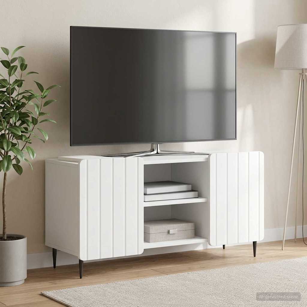 TV-Schränk Weiß 102 x 34,5 x 52 cm Holzwerkstoff