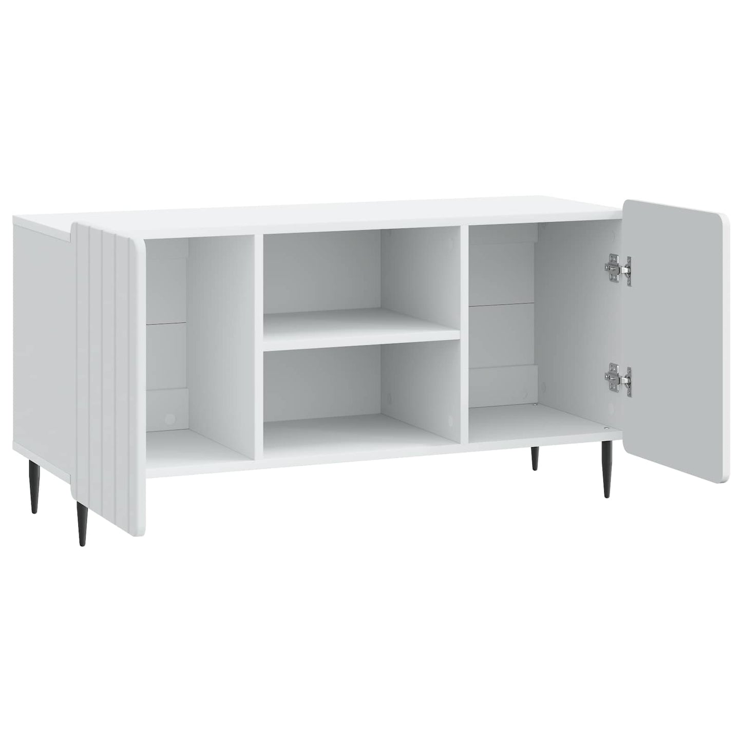 TV-Schränk Weiß 102 x 34,5 x 52 cm Holzwerkstoff