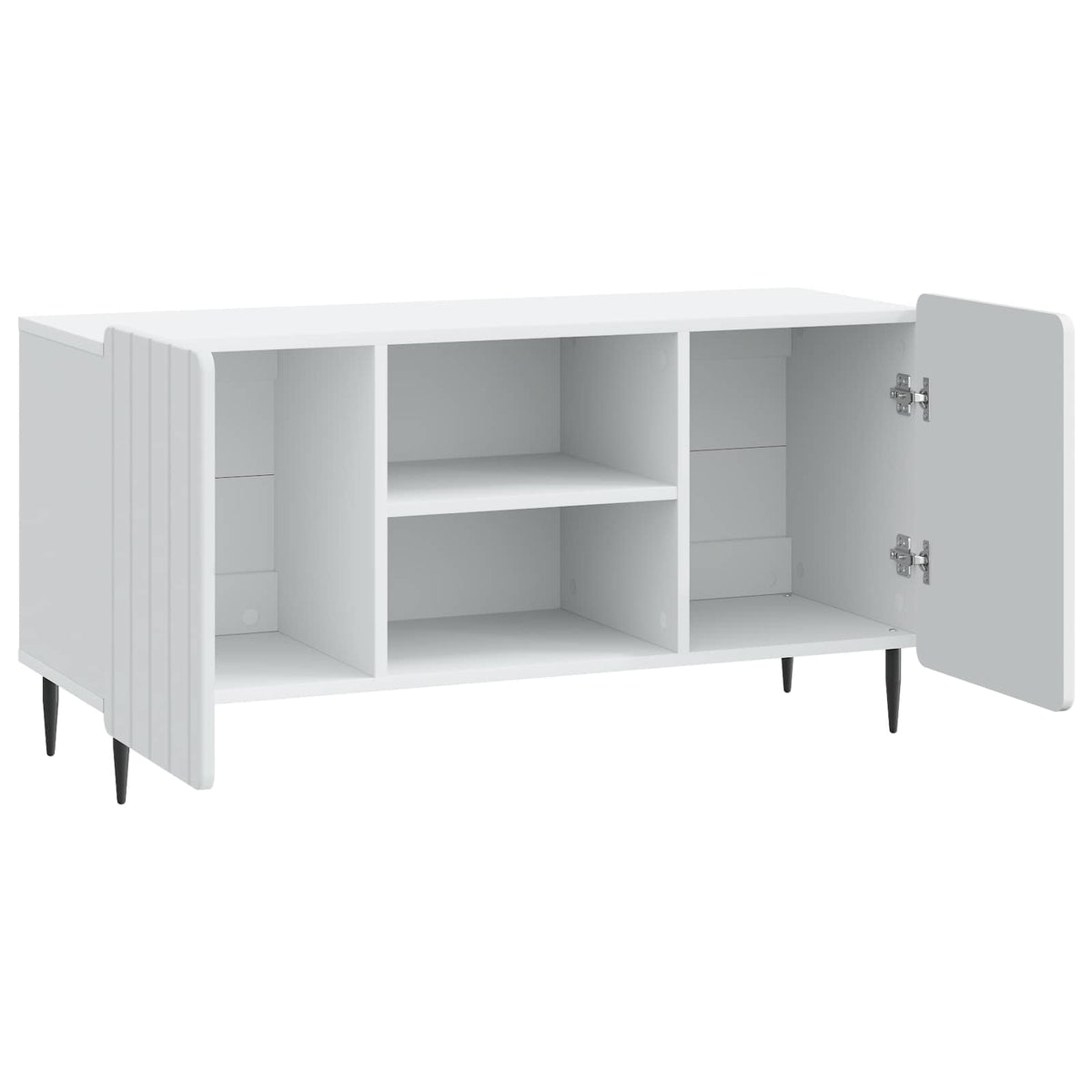 TV-Schränk Weiß 102 x 34,5 x 52 cm Holzwerkstoff