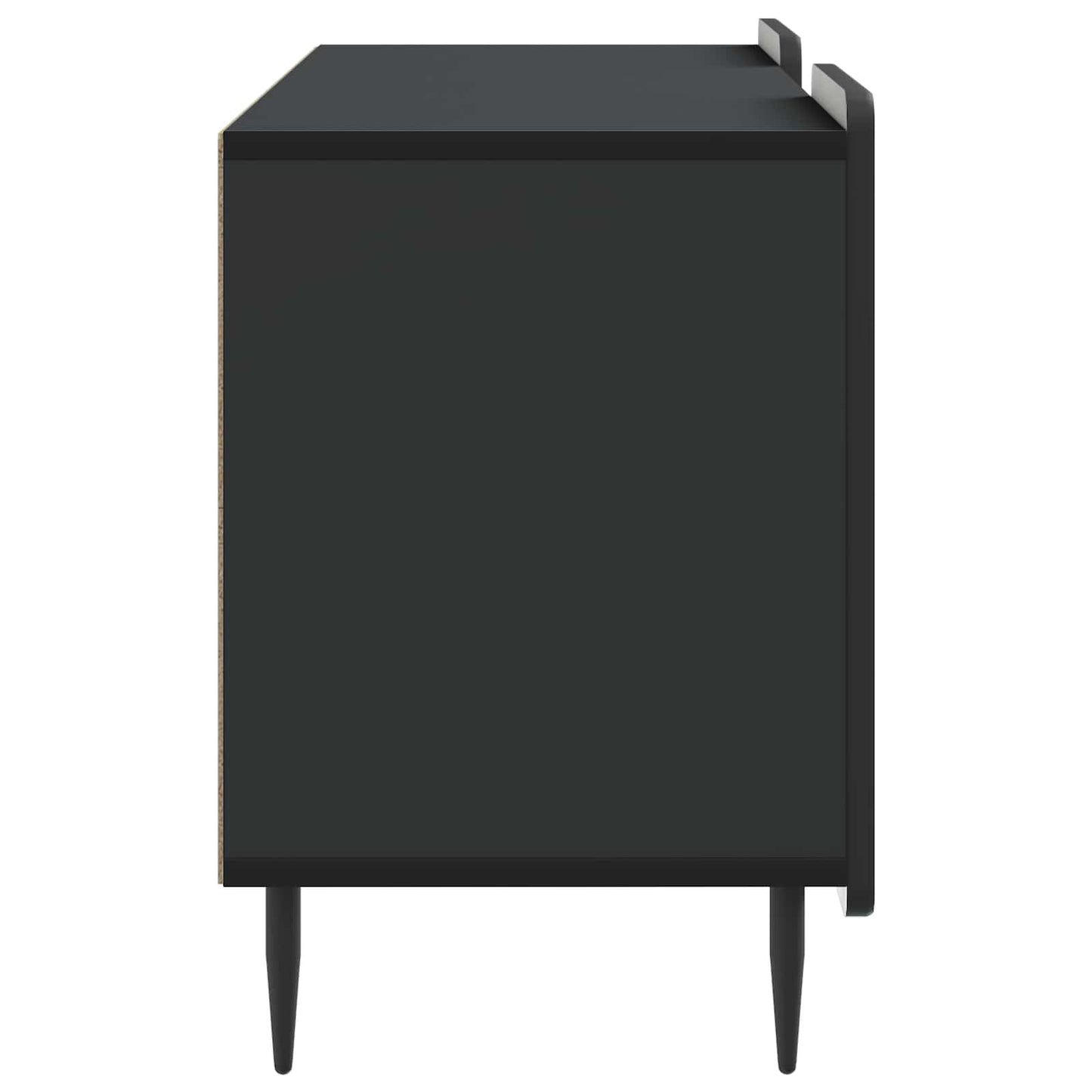 TV-Schränk 102 x 34,5 x 52 cm Schwarz Holzwerkstoff