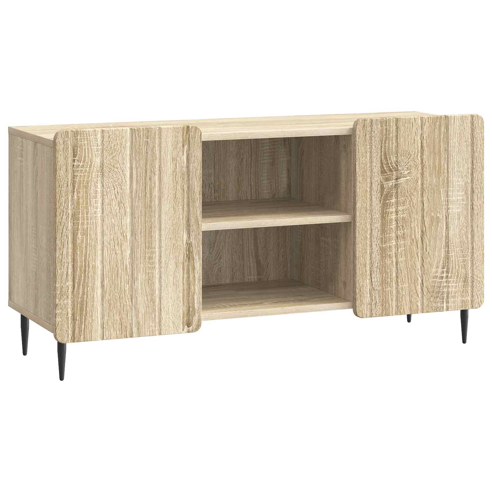 TV-Schränk 102 x 34,5 x 52 cm Sonoma-Eiche Holzwerkstoff