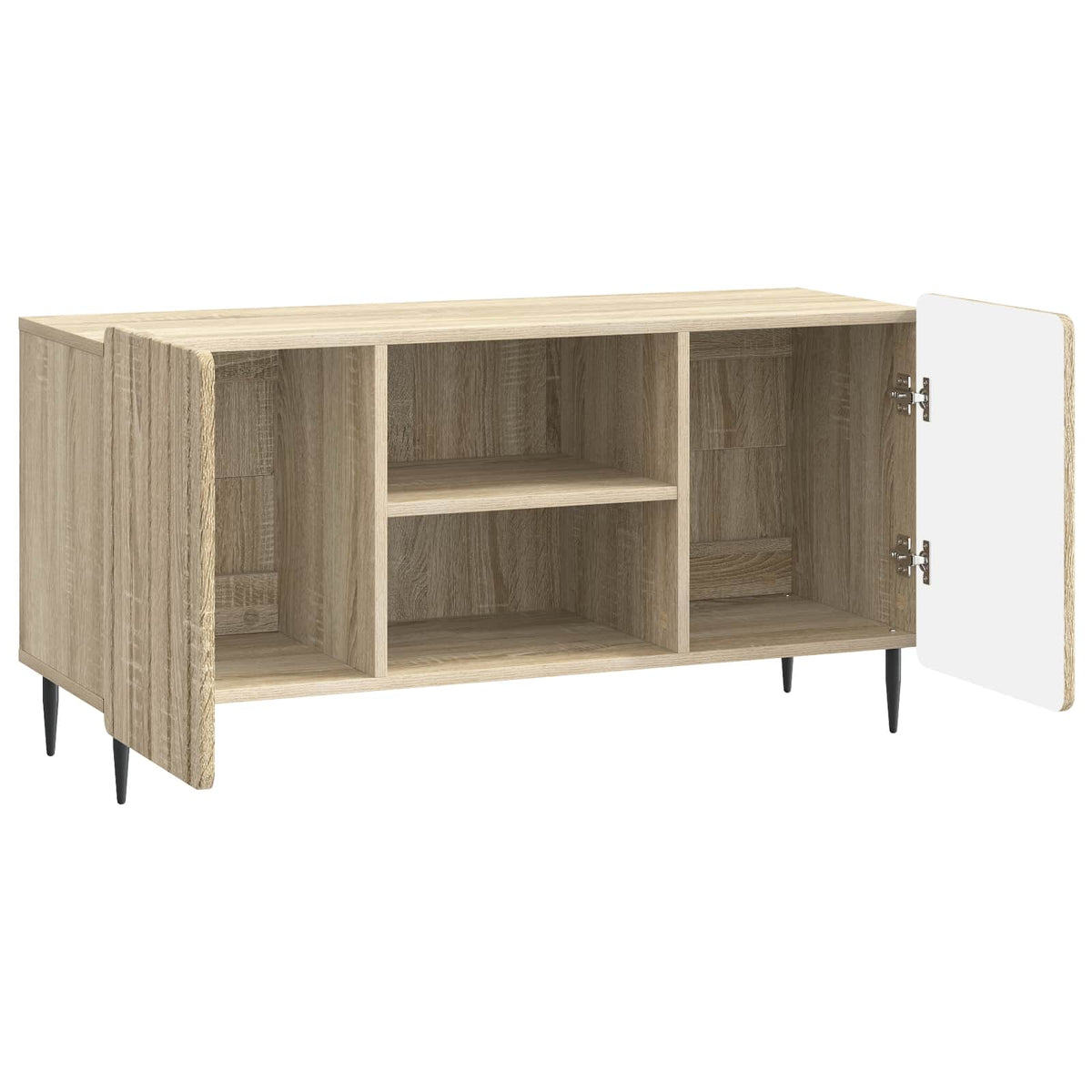 TV-Schränk 102 x 34,5 x 52 cm Sonoma-Eiche Holzwerkstoff