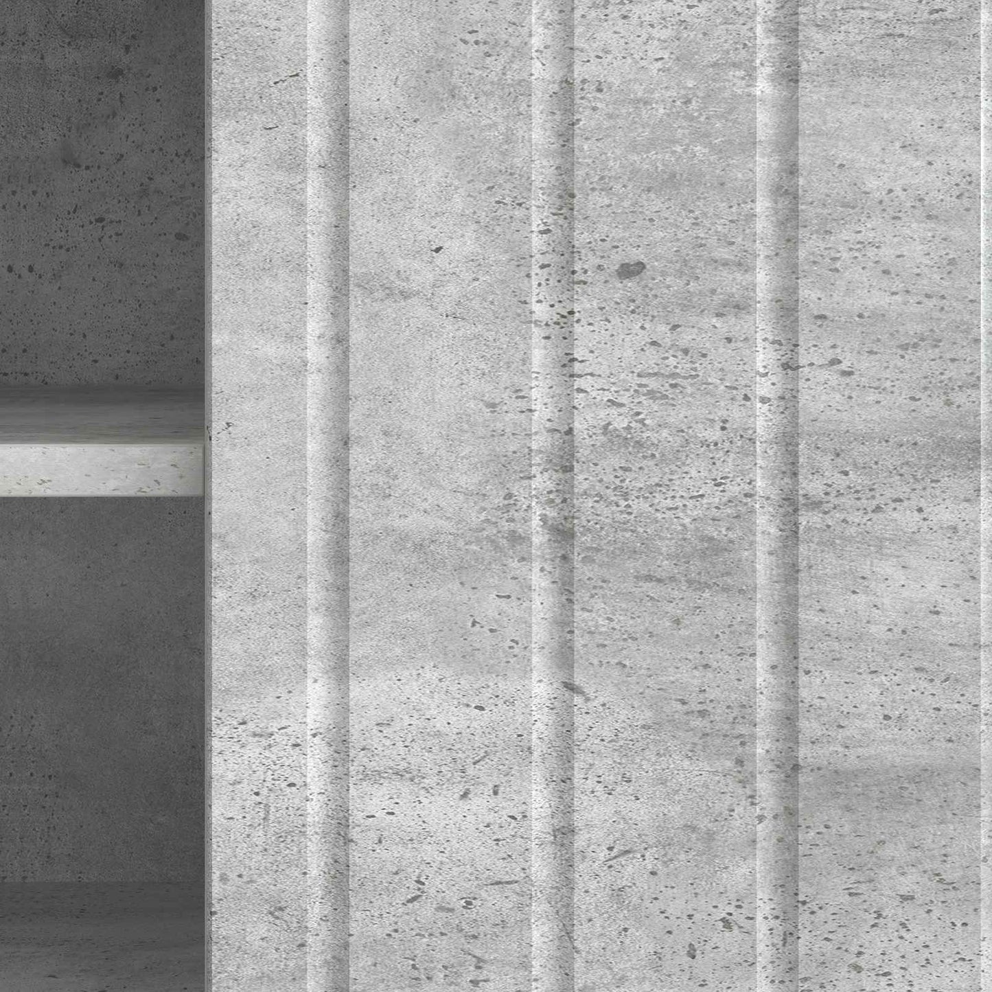 TV-Schränk 102 x 34,5 x 52 cm Betongrau Holzwerkstoff