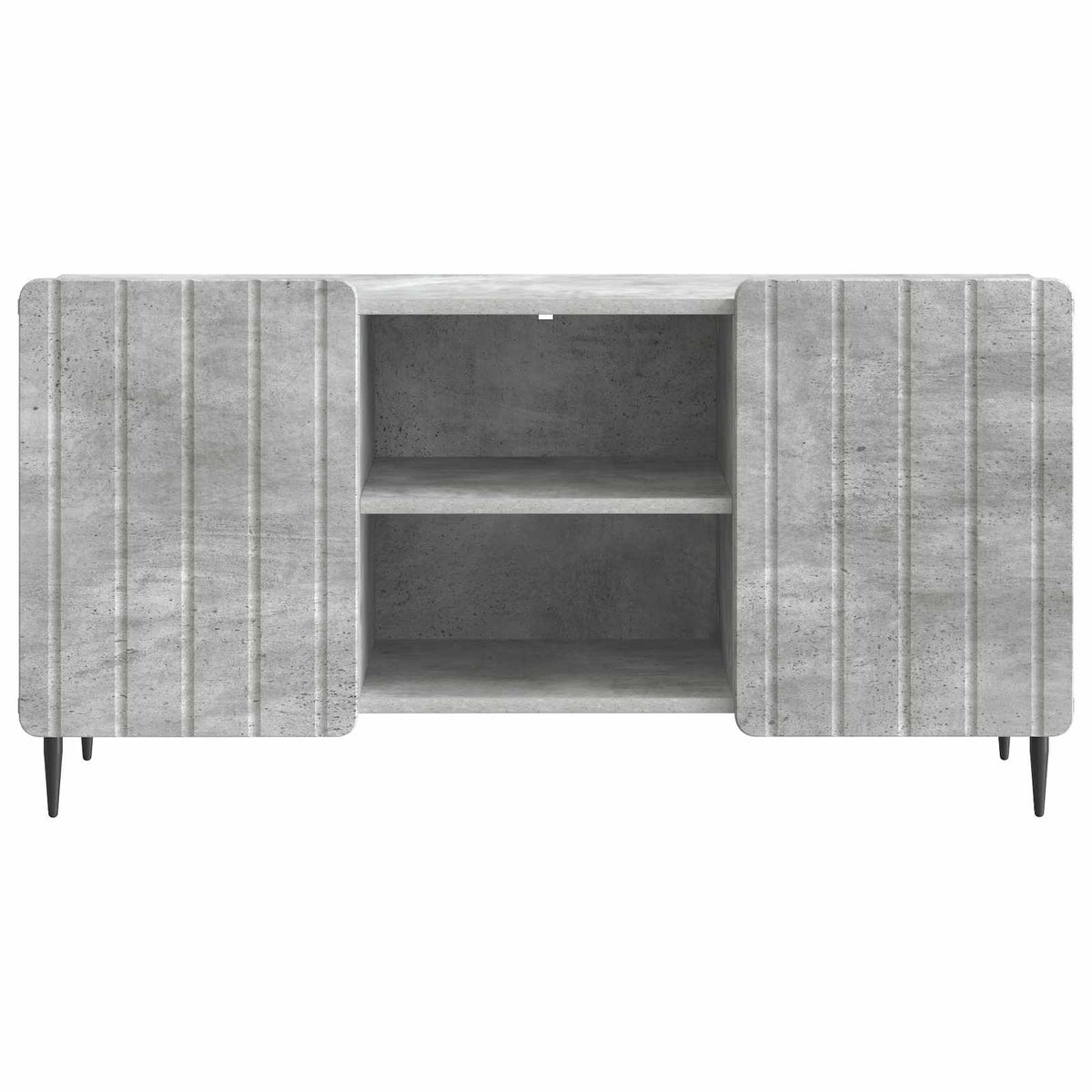 TV-Schränk 102 x 34,5 x 52 cm Betongrau Holzwerkstoff