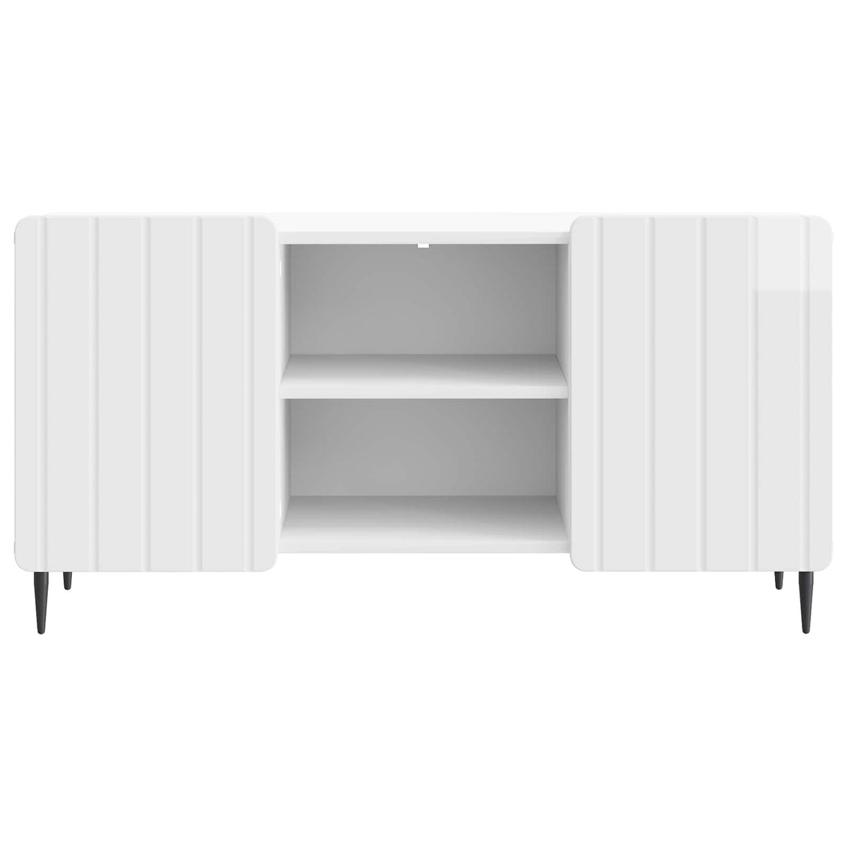 TV-Schränk 102 x 34,5 x 52 cm Hochglanz Weiß Holzwerkstoff
