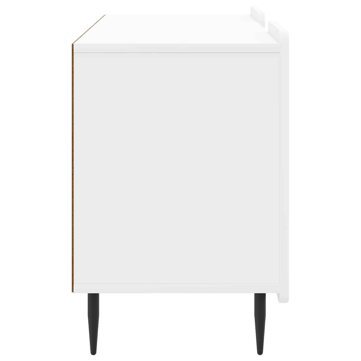 TV-Schränk 102 x 34,5 x 52 cm Hochglanz Weiß Holzwerkstoff