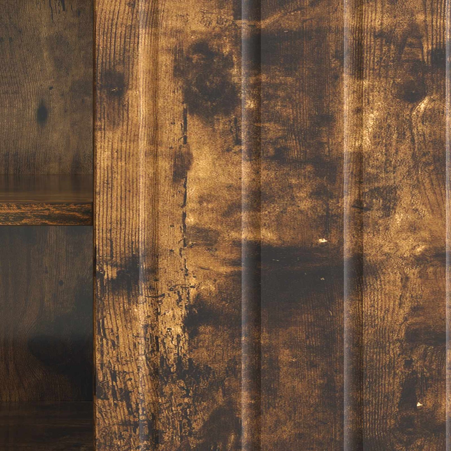 TV-Schränk 102 x 34,5 x 52 cm Räuchereiche Holzwerkstoff