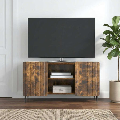 TV-Schränk 102 x 34,5 x 52 cm Räuchereiche Holzwerkstoff